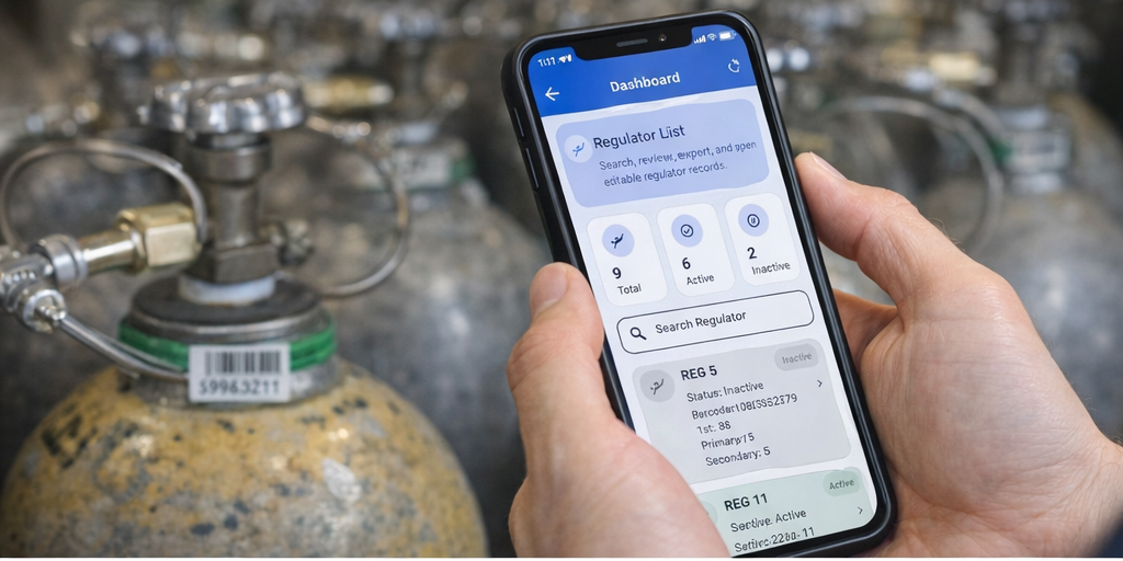 Phone using TRGS system near tank storage